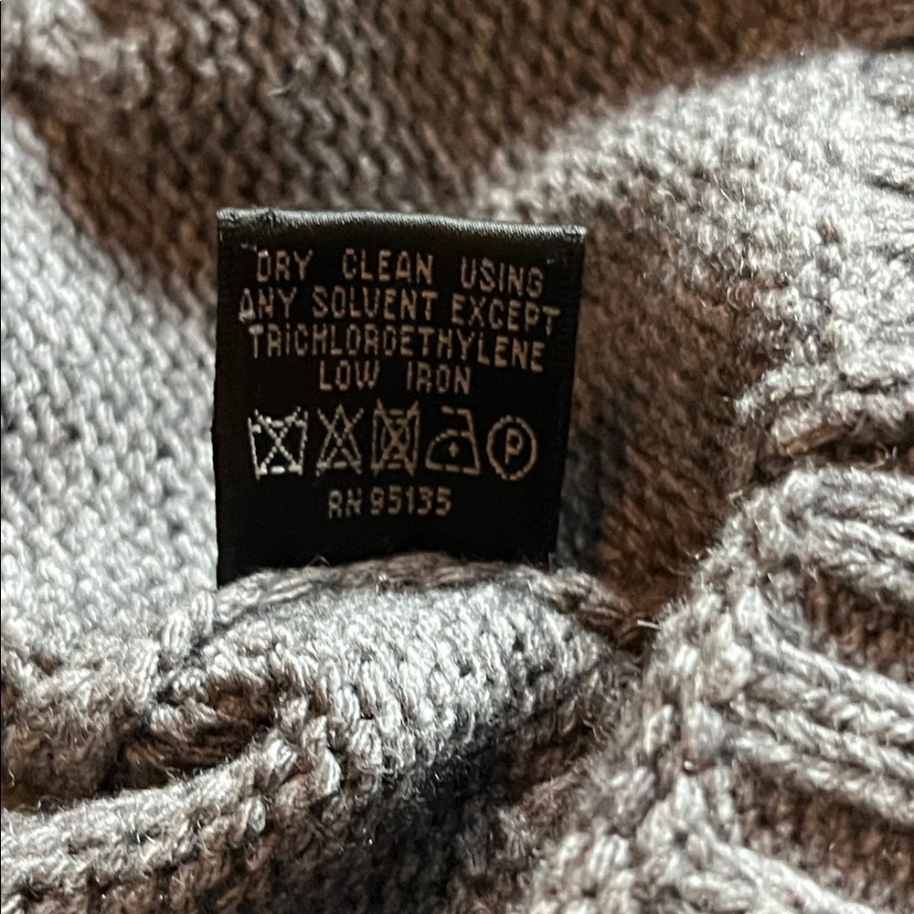 Lafayette 148 New York Charcoal Cowl Neck Sweater - Picture 9 of 9